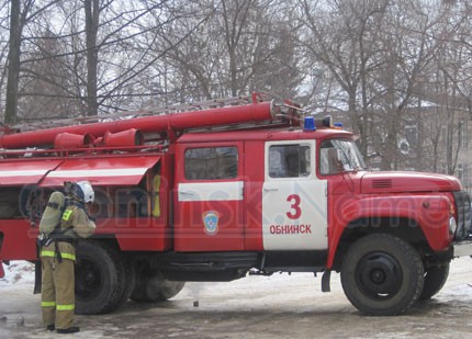Обнинск, пожарная машина